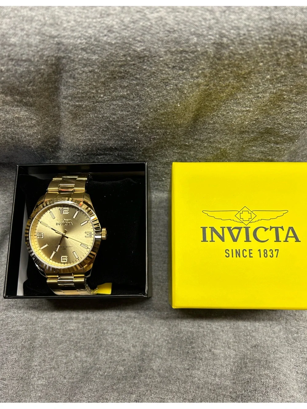 *NEW* Invicta Specialty Quartz Gold Dial 43mm Men's Watch 47460